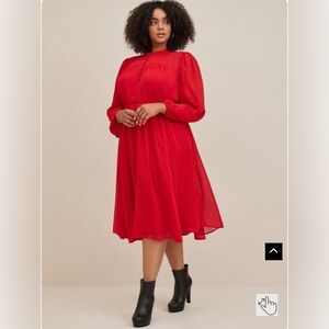 Torrid Red Dress Size 2